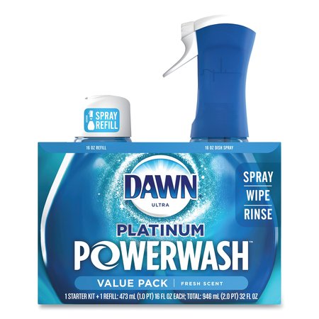 DAWN Platinum Powerwash Dish Spray, Fresh, 16 oz Spray Bottle, PK6 31836